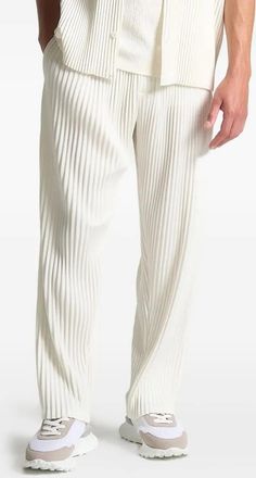 Manière De Voir Pantaloni Jonas con pieghe - Bianco