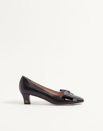 Valentino Garavani Bowow Pump In Kidskin 45Mm Wo