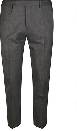 Pantaloni Torino Dieci Tailored Slim Grey Virgin Wool Pants