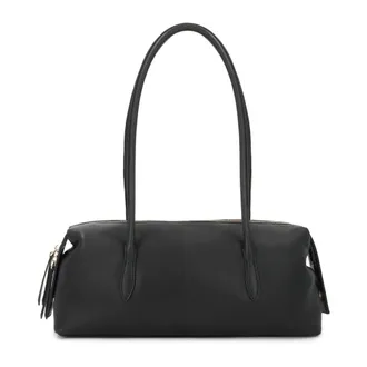 Kazar Tassen, Dames, Zwart, ONE Size, Leer, Minimalistische Schoudertas