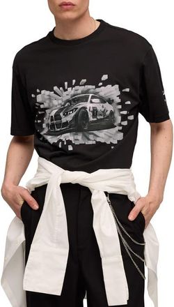 Puma x BMW M Motorsport Cotton Graphic T-Shirt in Puma Black at Nordstrom, Size X-Large