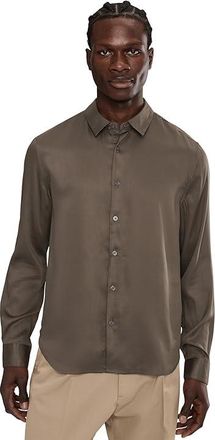 John Varvatos Ross Shirt W675R25 Mens Clothing Teakwood : XL, Modal