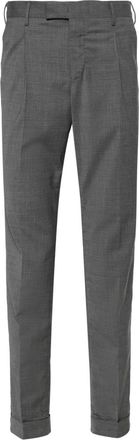 Pantaloni Torino tapered-leg tailored trousers - men - Wool/Polyester/Spandex/Elastane - 46 - Grey