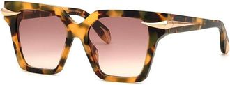 Roberto Cavalli SRC002M 0AGG Vintage Havana/Brown Gradient