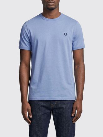 Fred Perry T-shirt in cotone con logo ricamato Fred Perry