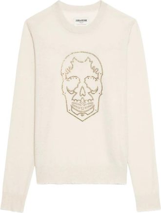 Zadig&Voltaire Maglione Miss West Strass - - Knitwear - Donna - Beige - XS