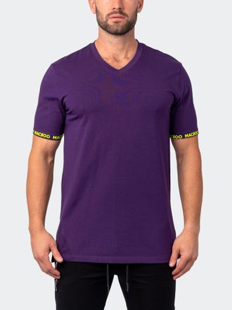 Maceoo V-Neck VivaldiSleeve Purple