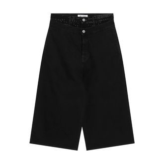 The Attico Dames, Jeans, Zwart, Maat: W26 Katoen