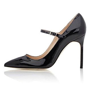 Escarpins Femme En Cuir Verni – Talon Aiguille 9 Cm, Bout Pointu | Pour Mariage, Soirée, événements élégants