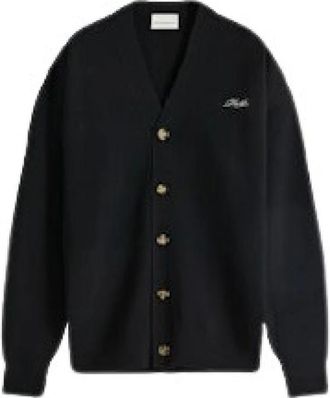 Dr&ocirc;le de Monsieur Zwarte Trui Stijlvol Modieus Trendy - Heren - Vesten - Zwart - M - Truien & Vesten