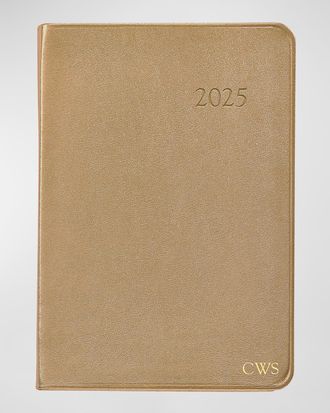 Graphic Image 2025 Leather Daily Journal, Personalized