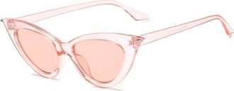 Generic Cat Eye Retro Sunglasses for Men and For Women, Beach Glasses for Outdoor Vacation (Color : B, Size : Medium)