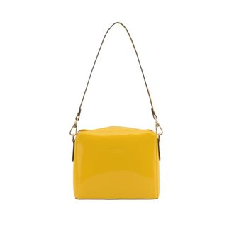 Pourchet Cassetta Vernis - Dames - Tassen - Geel - Maat: ONE Size