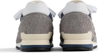 New Balance Mens Suede And Mesh Sneakers Gray Rubber
