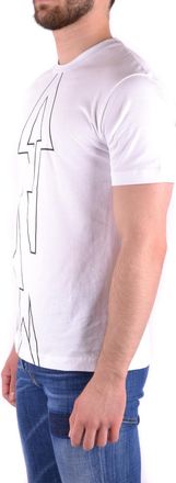 Les Hommes T-Shirt Wei&szlig;