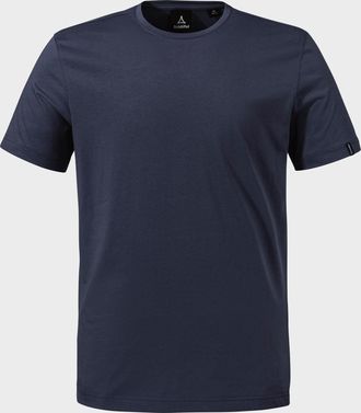 Sch&ouml;ffel Funktionsshirt SCH&Ouml;FFEL T Shirt Style Collada MNS, Herren, Gr. 46, blau (8820, blau), Oberstoff: 60% Baumwolle, 40% Polyester, Rundhals, Shirts Funkti