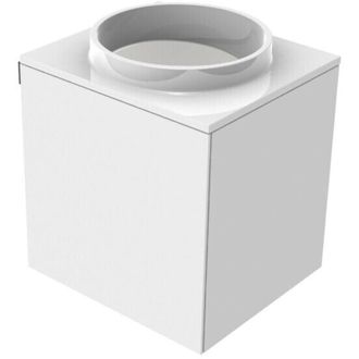 Emco Evo 450 Lavabo Para Invitados, Blanco &Oacute;ptico, 450x450x508mm, - Emco