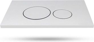 OEM Placa Disparador Compatible Con Geberit Para Empotrar Sigma 20 2 Flujos - Accesorio Para Panel De Fregadero De Pared (blanco)