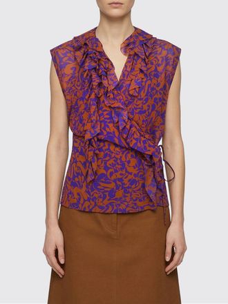 Dries Van Noten Blusa Dries Van Noten in cotone stampato