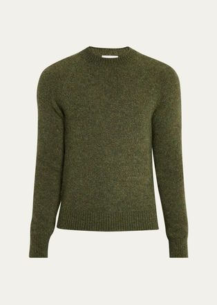 Dries Van Noten Mens Alpaca-Blend Crewneck Sweater