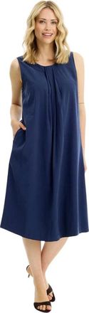 In Front Zomerjurk - Dames - Zomerkleedjes - Blauw - M - Kleedjes