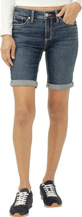 Silver Jeans Co Suki Denim Bermuda Shorts in Fort Myers at Nordstrom, Size 28