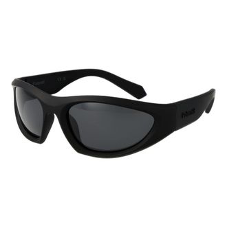 Polaroid Unisex Black Plastic Sunglasses - One Size