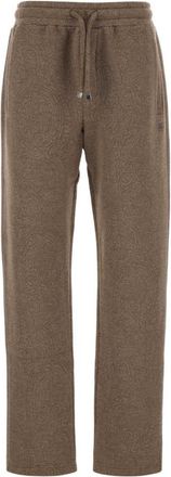 Etro Brown Paisley Print Joggers