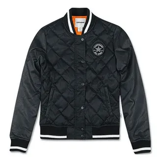 Converse (WMNS) Converse Down Jacket Asia Sizing Black White 10002397-A03