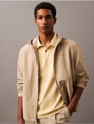 Calvin Klein Mens Liquid Touch Polo Shirt - White - XS