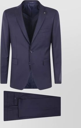Tagliatore virgin wool single-breasted suit