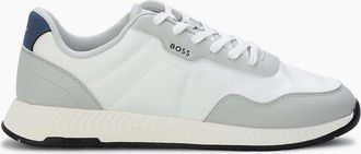 HUGO BOSS Mens Titanium Low Top Trainers - Grey - Size: 11
