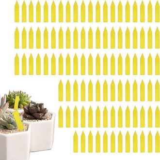 OEM Etichette Gialle In Plastica Per Piante, 300 Etichette Impermeabili Da Giardino Per Fiori, Ortaggi, Erbe Aromatiche, Piantine