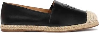 Kazar Kamelia - Dames - Espadrilles - Zwart - 40 EU - Leer - Schoenen