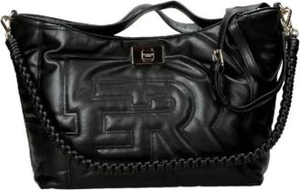 Ermanno Scervino Tassen, Dames, Zwart, ONE Size, Small Tote Rachele Quilted