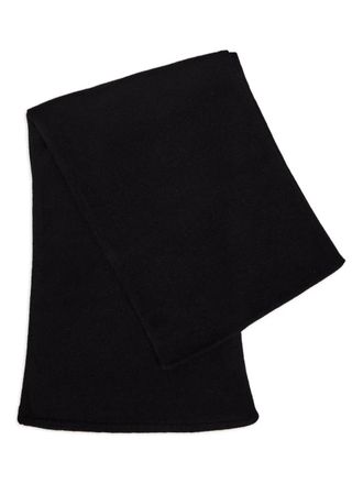 John Smedley quartz scarf - men - Recycled Cashmere/Merino - One Size - Black