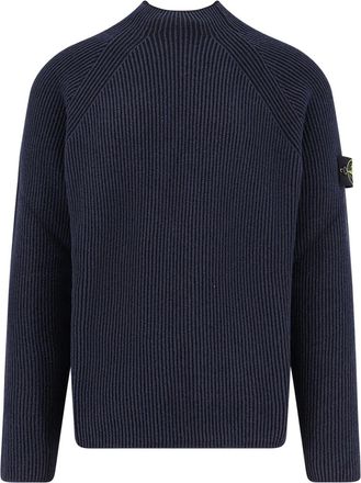 Stone Island Cotton And Virgin Wool Sweater