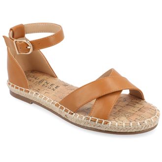 Journee Collection Women & apos;s Lyddia Medium and Wide Width Espadrille Sandals