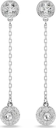Swarovski Una Angelic Drop Oorbellen - Dames - Oorbellen - Grijs - ONE Size - Accessoires