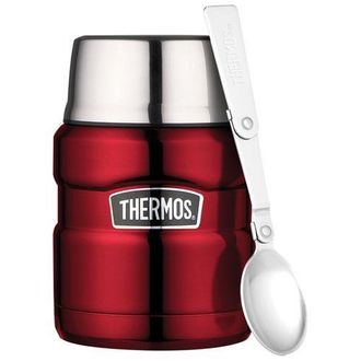 Thermos Billiet Vanlaere King Termo Fiambrera Roja 0,45 L
