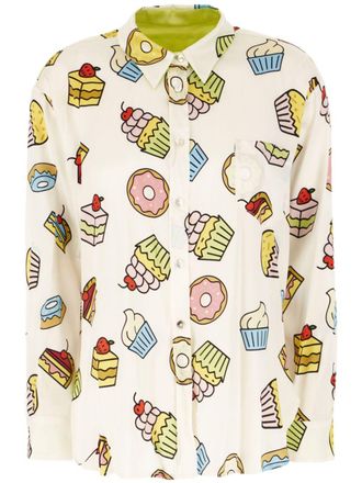 Matimì Blouse met print - Wit