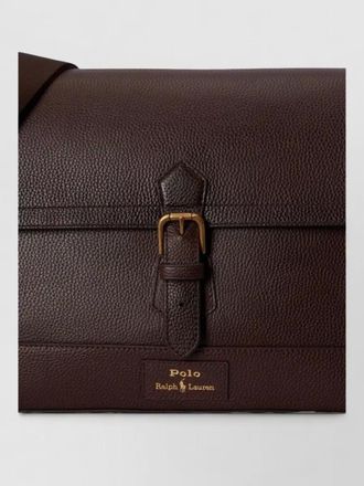 Polo Ralph Lauren leather messenger shoulder bag