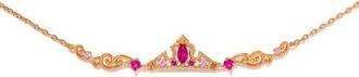 Girls Crew Kids Disney Aurora Crown Bracelet in Gold at Nordstrom