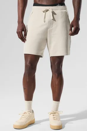 Alo | Chill Short in Bone, Size: Large