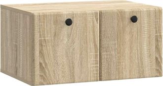 vidaXL Mueble De Tv De Pared 59,5 X 41 X 30 Cm Roble Sonoma Vidaxl