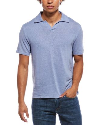 Officine G&eacute;n&eacute;rale Officine Generale Simon Piece French Linen-Blend Shirt