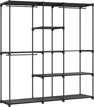 Songmics Perchero de 182 x 43 x 182 cm de color negro tinta