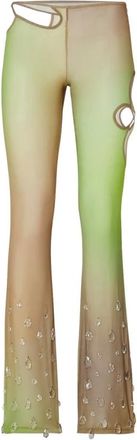 GCDS Mujer, Pantalones, Verde, Talla: S