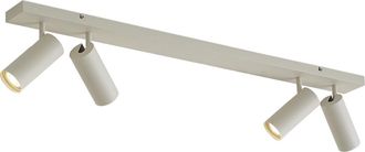 QAZQA Qazqa Foco De Techo Moderno Beige 4 Luces Ajustables - Renna