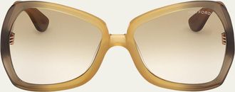 Tom Ford Jerry Butterfly Acetate Sunglasses